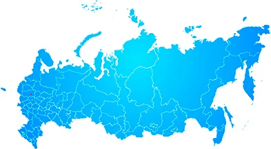 Карта доставки по России и СНГ
